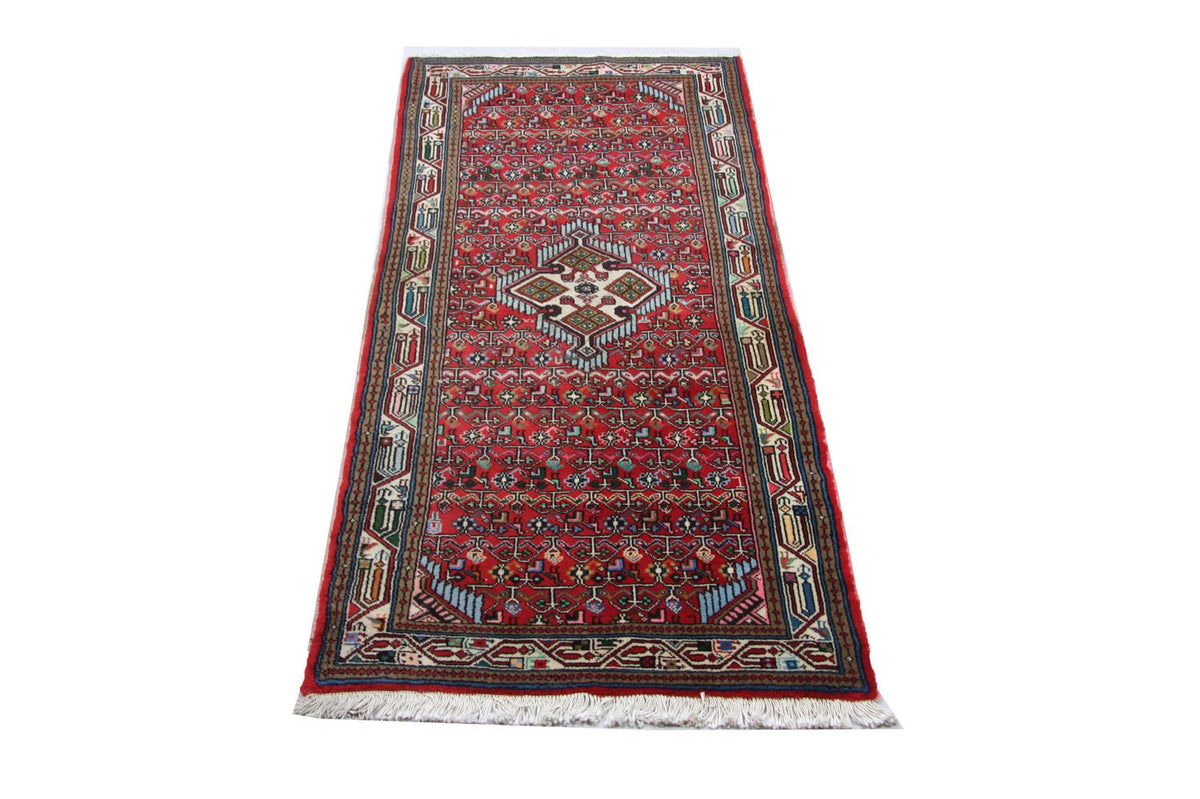 Loper Perzisch Tapijt - Nomadisch - 180 x 80 cm - rood