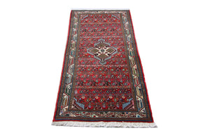 Loper Perzisch Tapijt - Nomadisch - 180 x 80 cm - rood