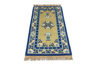 China Tapijt - 152 x 76 cm - blauw