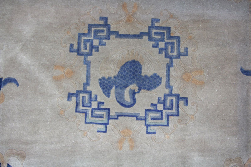 China Tapijt - 298 x 198 cm - blauw