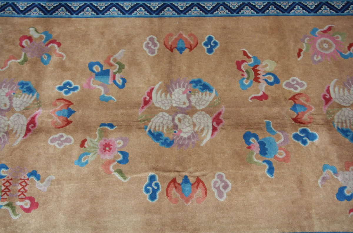 China Tapijt - 244 x 152 cm - bruin