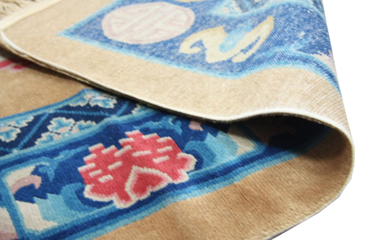 China Tapijt - 244 x 152 cm - bruin