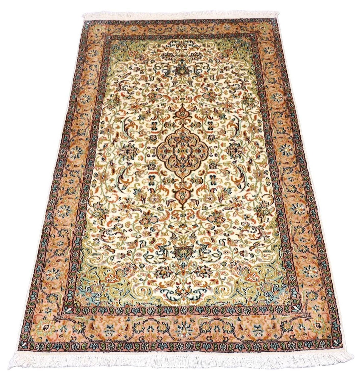 Kasjmir zijde Tapijt 155x99cm - Oosters Tapijt