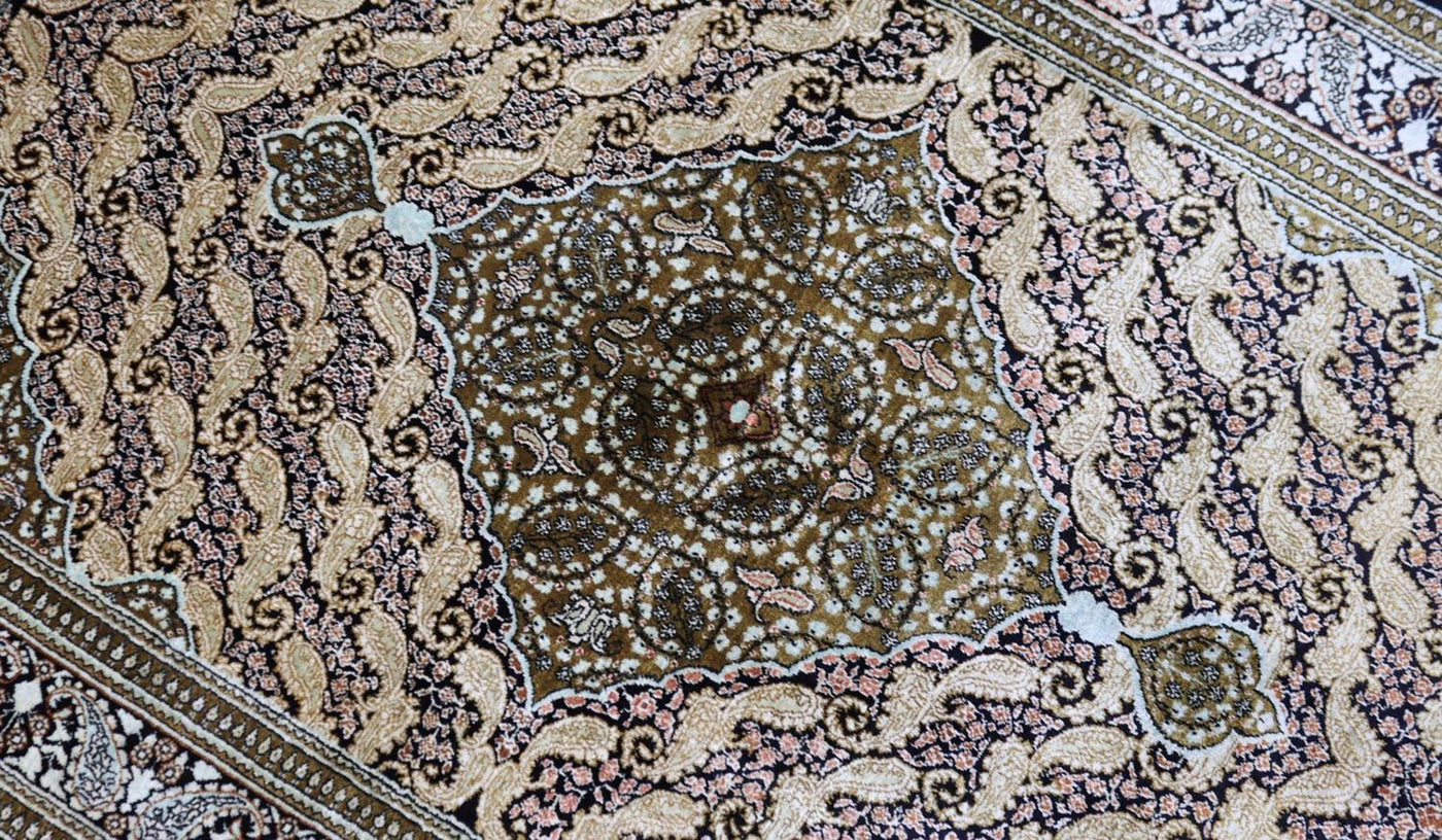 Qom zijde Tapijt 163x109cm - Perzisch tapijt