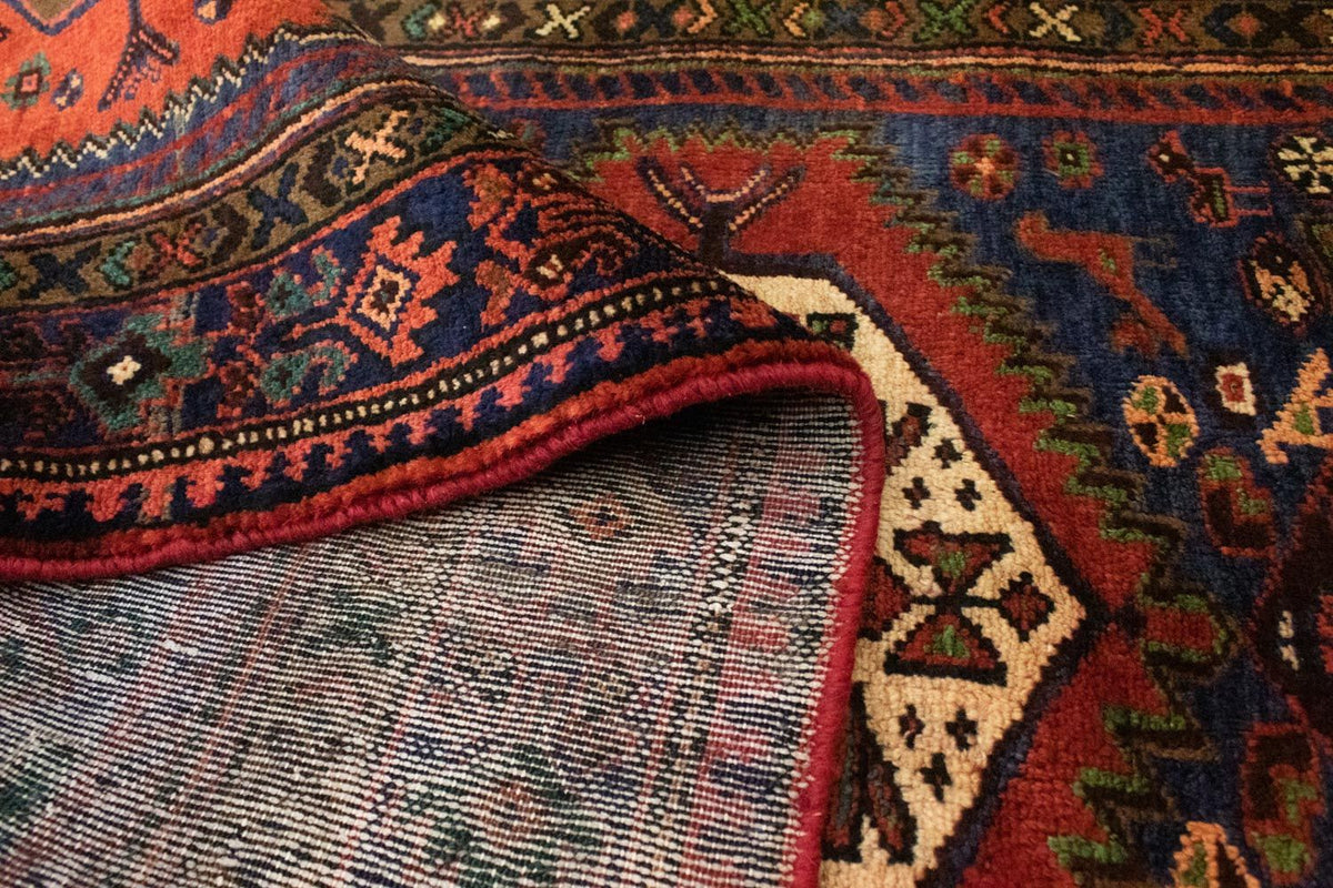 Loper Perzisch Tapijt - Nomadisch - 297 x 102 cm - blauw