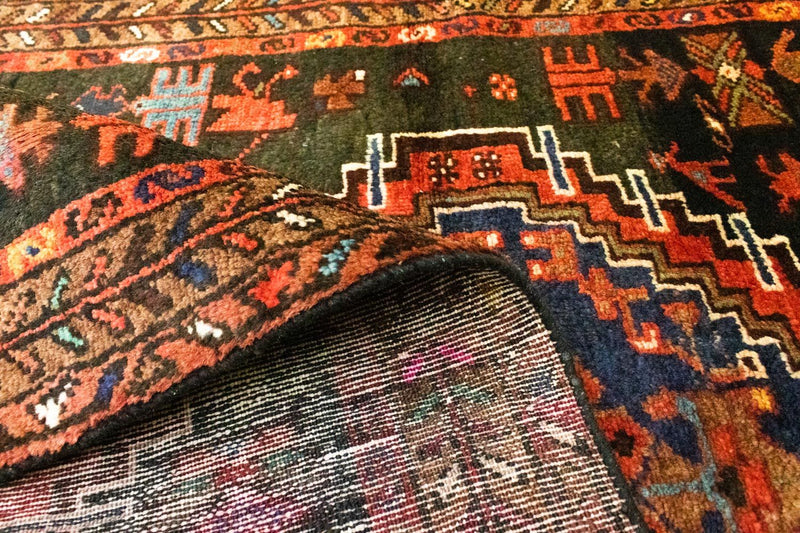 Loper Perzisch Tapijt - Nomadisch - 287 x 102 cm - blauw