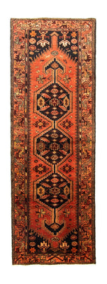 Loper Perzisch Tapijt - Nomadisch - 307 x 100 cm - blauw