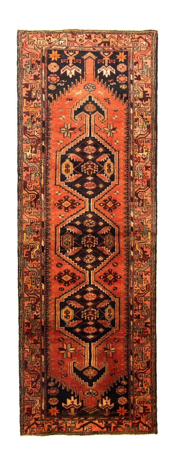 Loper Perzisch Tapijt - Nomadisch - 307 x 100 cm - blauw