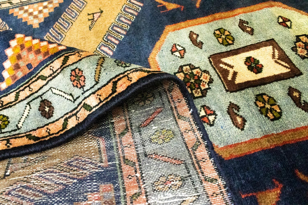 Loper Perzisch Tapijt - Nomadisch - 295 x 102 cm - blauw