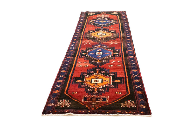Loper Perzisch Tapijt - Nomadisch - 302 x 104 cm - blauw