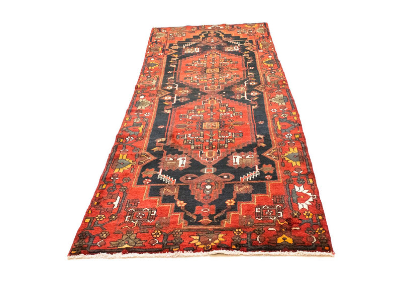 Loper Perzisch Tapijt - Nomadisch - 310 x 105 cm - blauw