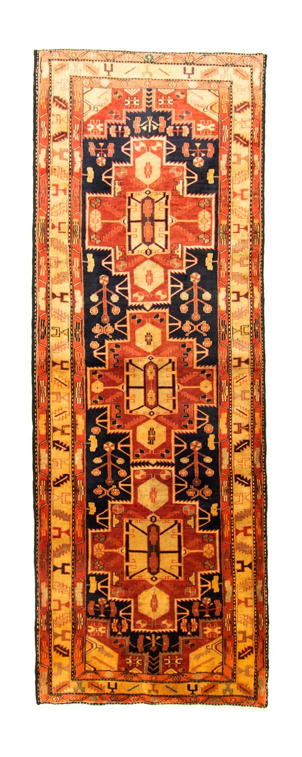 Loper Perzisch Tapijt - Nomadisch - 320 x 113 cm - oranje