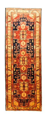Loper Perzisch Tapijt - Nomadisch - 320 x 113 cm - oranje