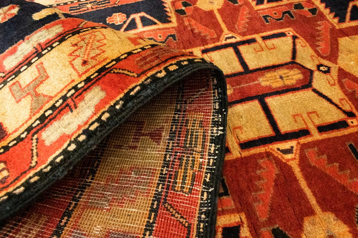 Loper Perzisch Tapijt - Nomadisch - 320 x 113 cm - oranje