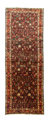 Loper Perzisch Tapijt - Nomadisch - 306 x 111 cm - bruin