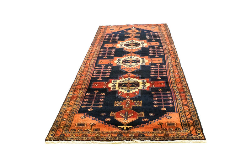 Loper Perzisch Tapijt - Nomadisch - 305 x 115 cm - blauw