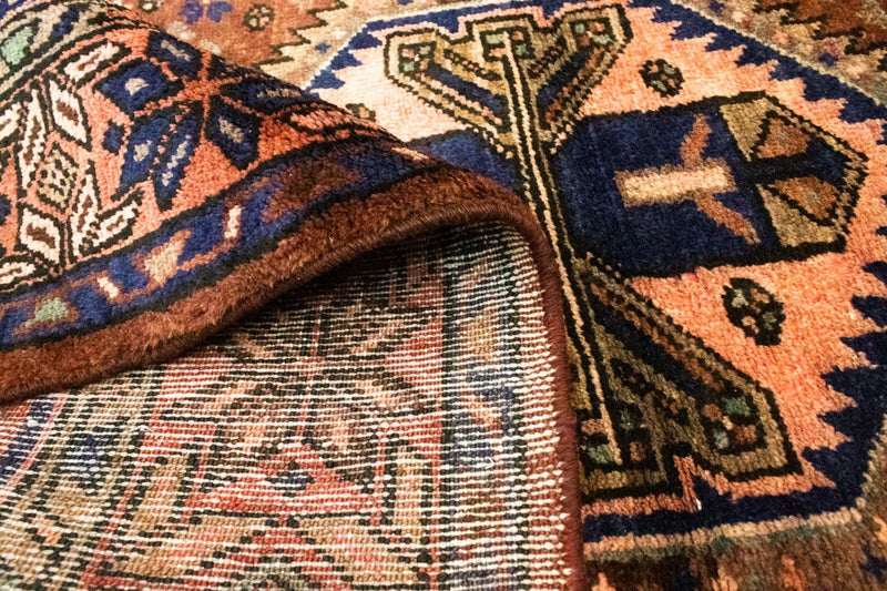 Loper Perzisch Tapijt - Nomadisch - 303 x 115 cm - blauw