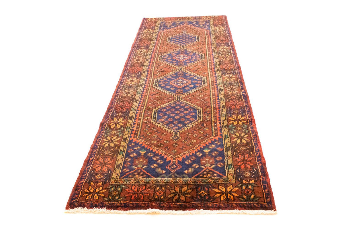 Loper Perzisch Tapijt - Nomadisch - 315 x 108 cm - blauw