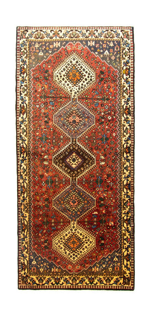 Loper Perzisch Tapijt - Nomadisch - 275 x 120 cm - bruin