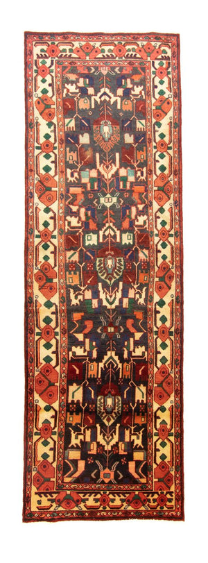 Loper Perzisch Tapijt - Nomadisch - 307 x 96 cm - blauw