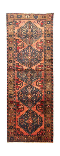 Loper Perzisch Tapijt - Nomadisch - 295 x 104 cm - blauw