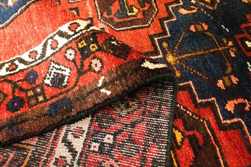 Loper Perzisch Tapijt - Nomadisch - 305 x 105 cm - blauw