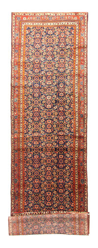 Loper Perzisch Tapijt - Nomadisch - 400 x 108 cm - blauw