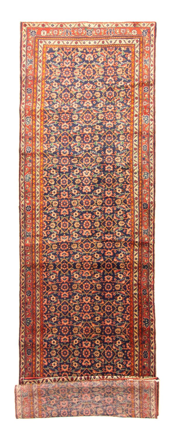 Loper Perzisch Tapijt - Nomadisch - 400 x 108 cm - blauw