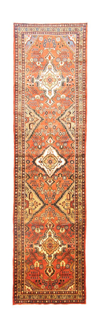 Loper Perzisch Tapijt - Nomadisch - 400 x 101 cm - oranje