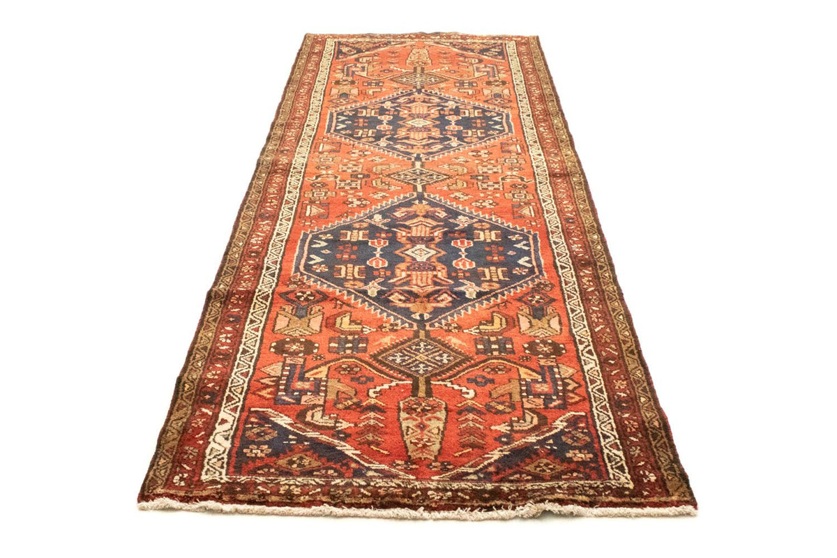 Loper Perzisch Tapijt - Nomadisch - 318 x 106 cm - blauw