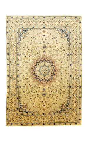 Perzisch tapijt - Keshan - 353 x 240 cm - beige