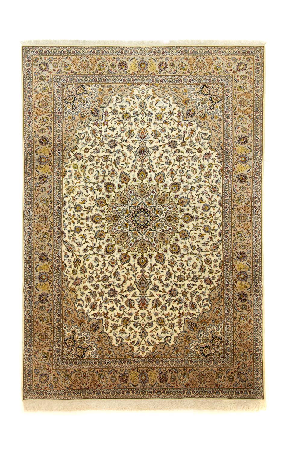Perzisch tapijt - Keshan - 364 x 250 cm - beige