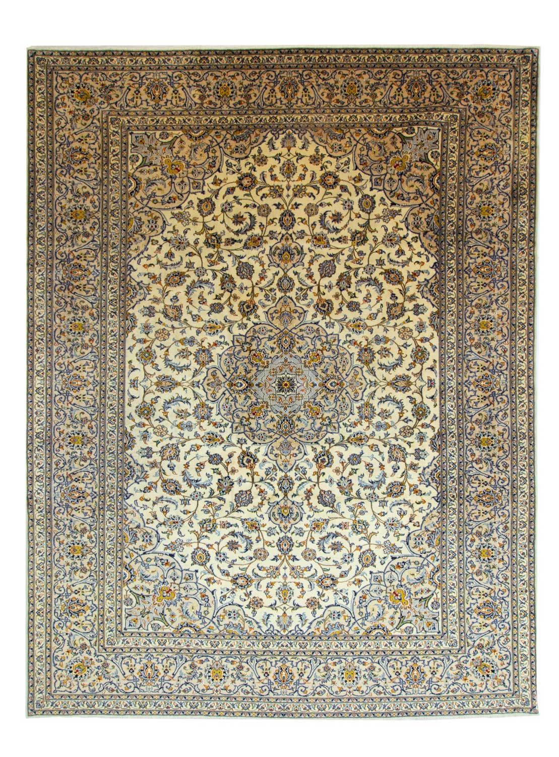 Perzisch tapijt - Keshan - 402 x 296 cm - beige