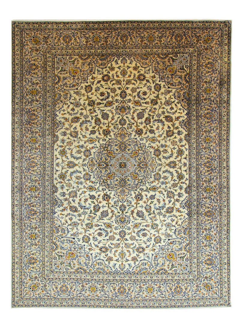 Perzisch tapijt - Keshan - 402 x 296 cm - beige