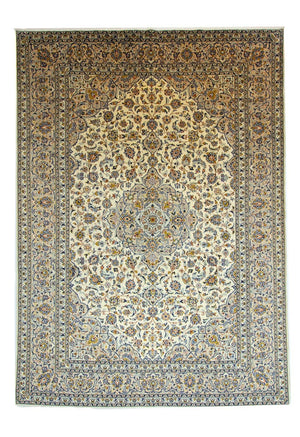 Perzisch tapijt - Keshan - 405 x 294 cm - beige