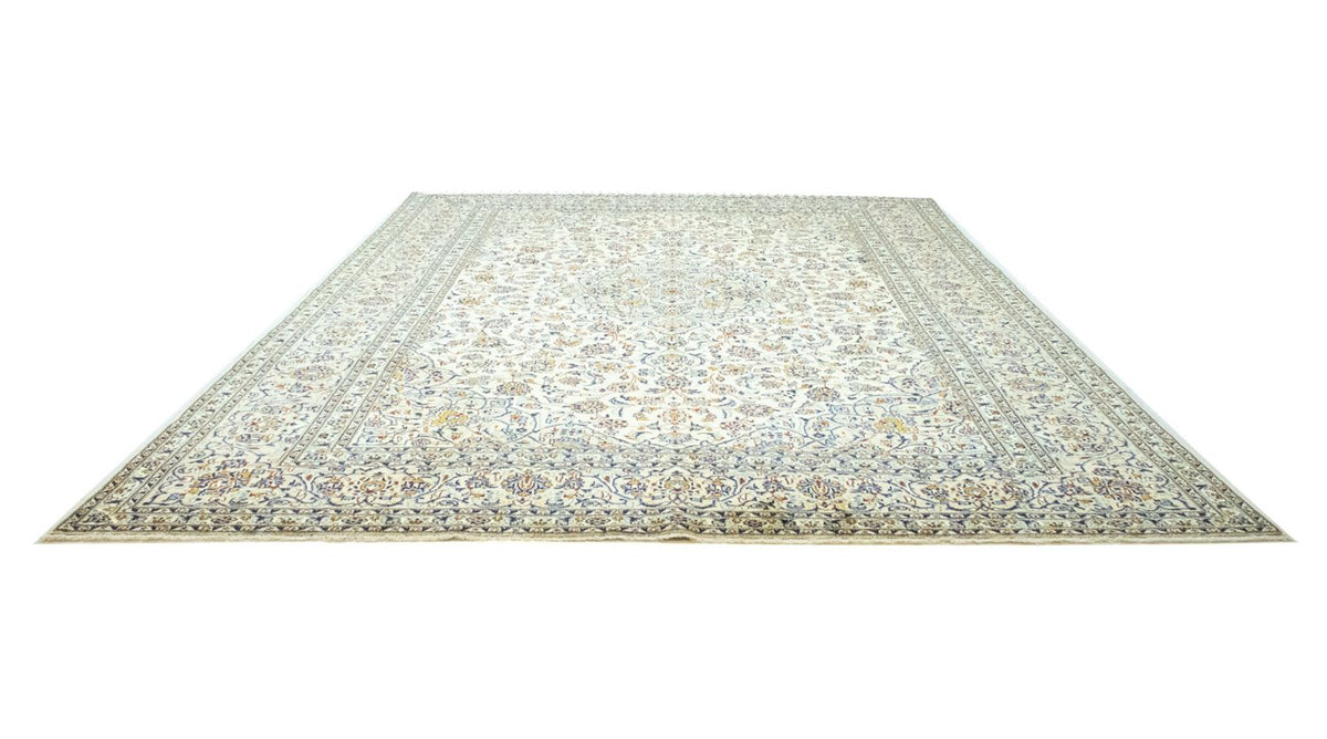 Perzisch tapijt - Keshan - 405 x 294 cm - beige