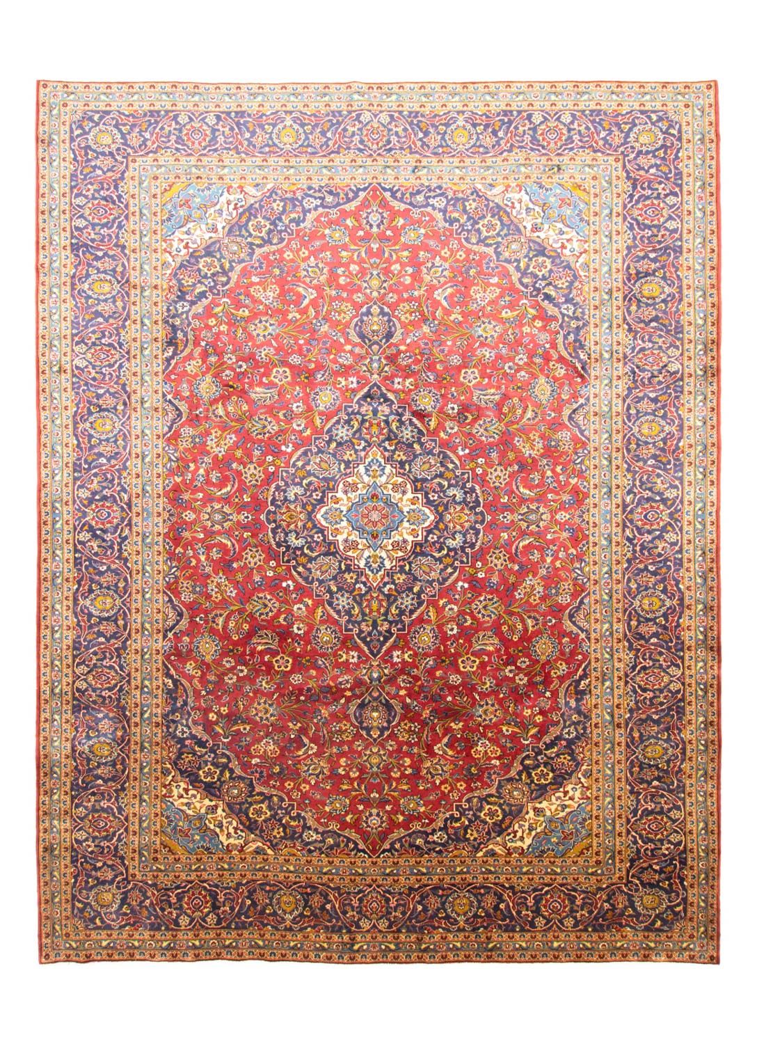 Perzisch tapijt - Keshan - 401 x 304 cm - rood