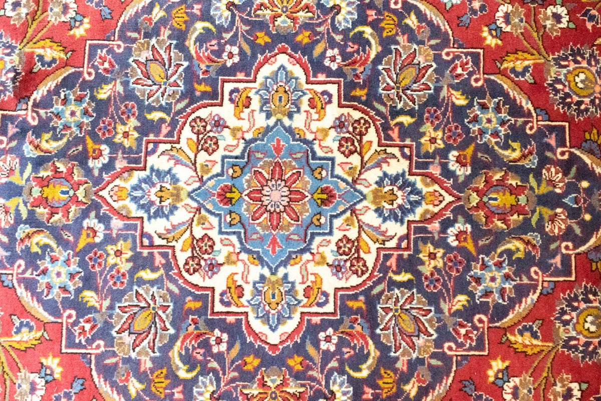 Perzisch tapijt - Keshan - 401 x 304 cm - rood