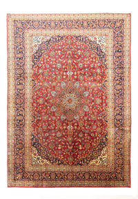 Perzisch tapijt - Keshan - 407 x 292 cm - rood