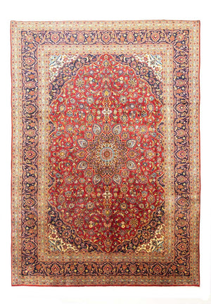 Perzisch tapijt - Keshan - 407 x 292 cm - rood