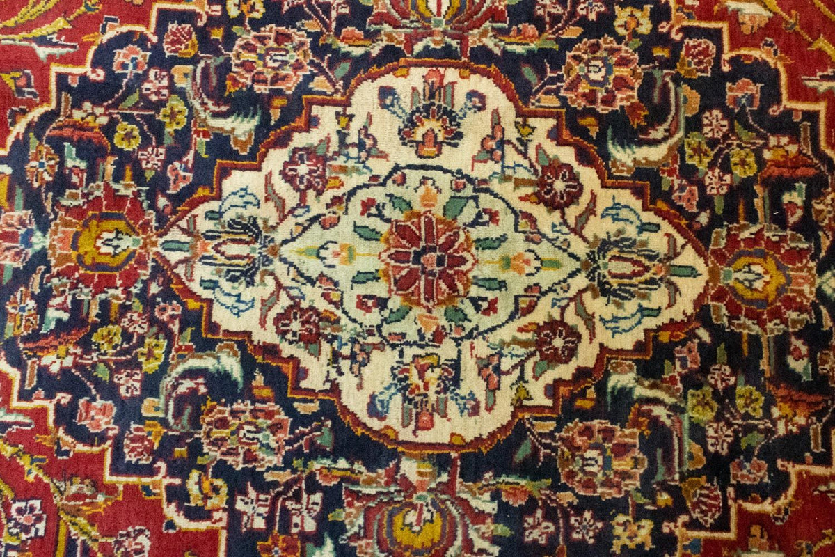 Perzisch tapijt - Keshan - 415 x 291 cm - blauw