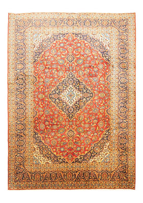 Perzisch tapijt - Keshan - 414 x 297 cm - oranje