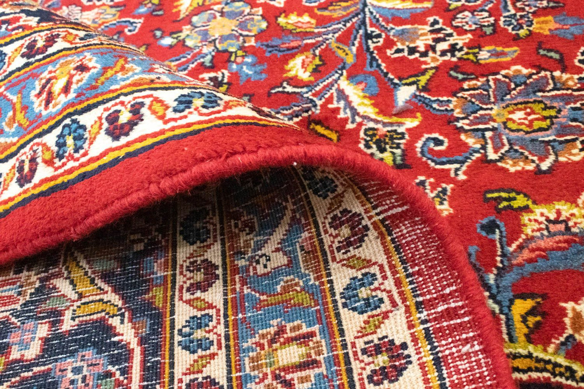 Perzisch tapijt - Keshan - 384 x 303 cm - blauw