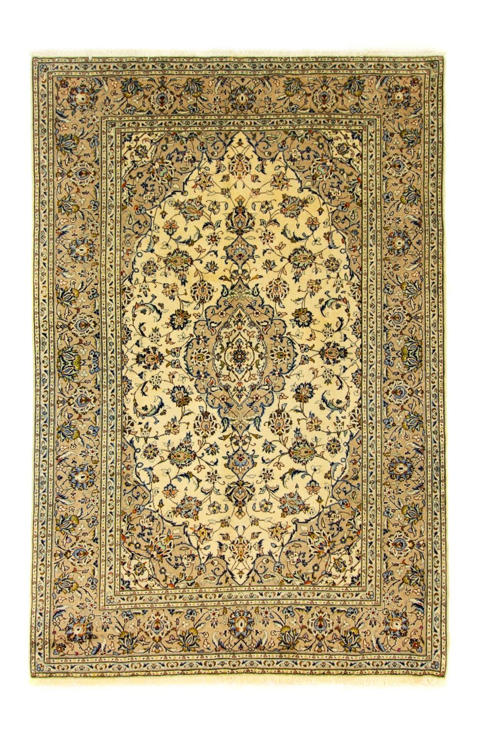 Perzisch tapijt - Keshan - 300 x 198 cm - beige