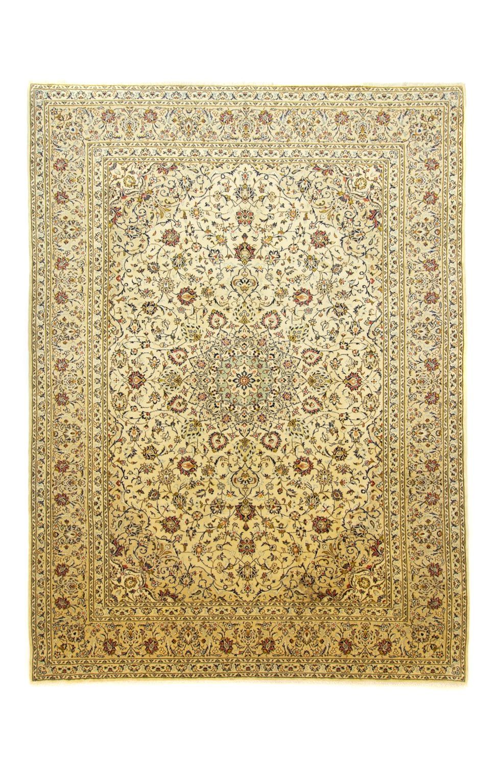 Perzisch tapijt - Keshan - 350 x 252 cm - beige