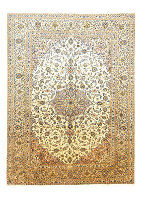 Perzisch tapijt - Keshan - 404 x 292 cm - beige