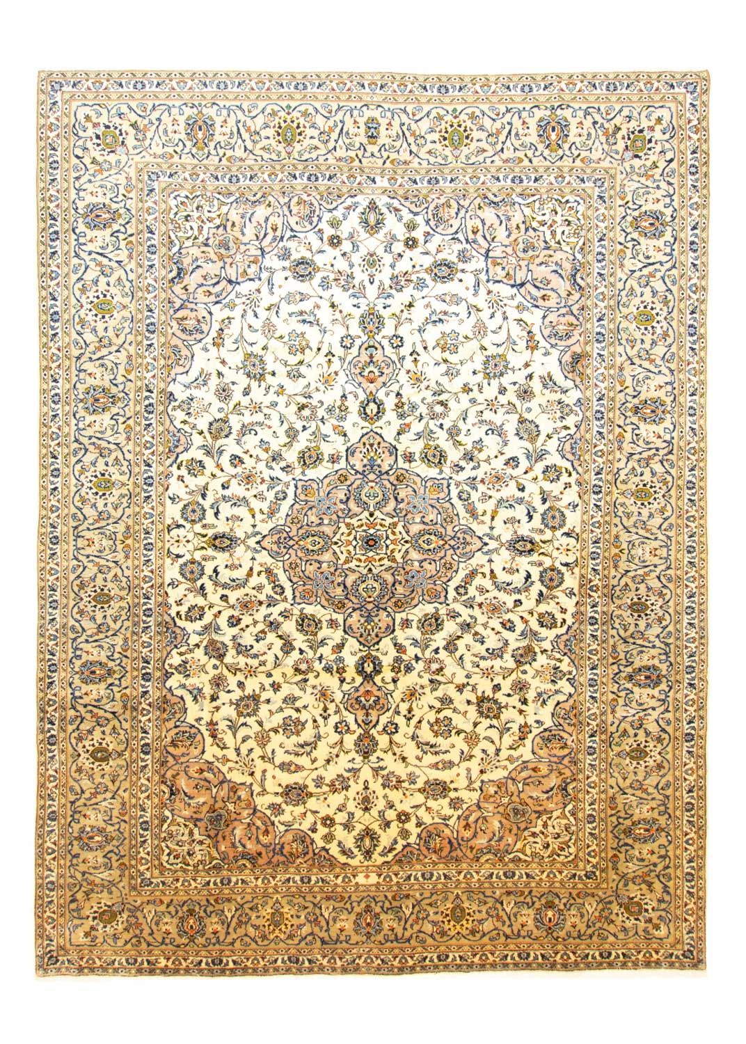 Perzisch tapijt - Keshan - 404 x 292 cm - beige