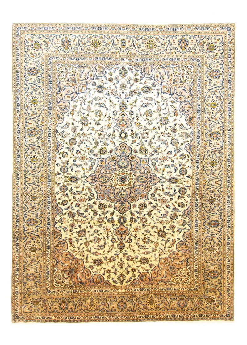 Perzisch tapijt - Keshan - 404 x 292 cm - beige