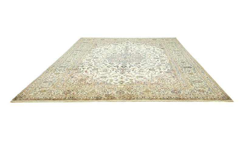 Perzisch tapijt - Keshan - 404 x 292 cm - beige