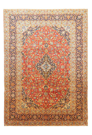 Perzisch tapijt - Keshan - 382 x 270 cm - oranje